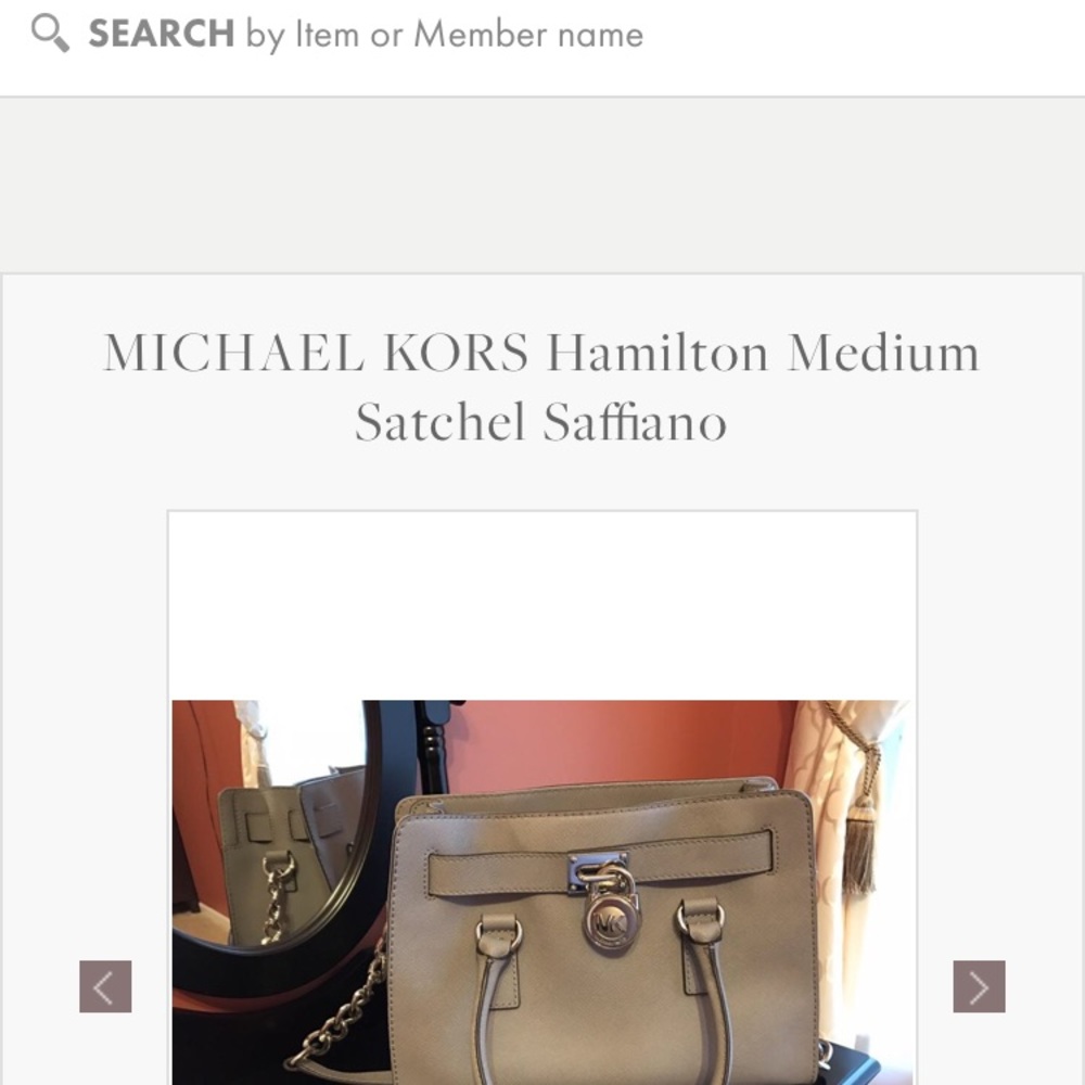 Michael michael Kors Saffiano leather tote. - Picture 7 of 8